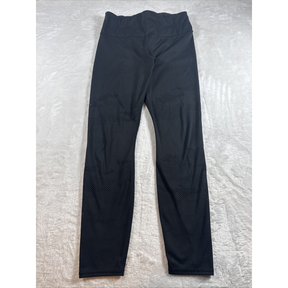 Athleta‎ Persistence Laser Cut 7/8 Tight Black Athletic Leggings M